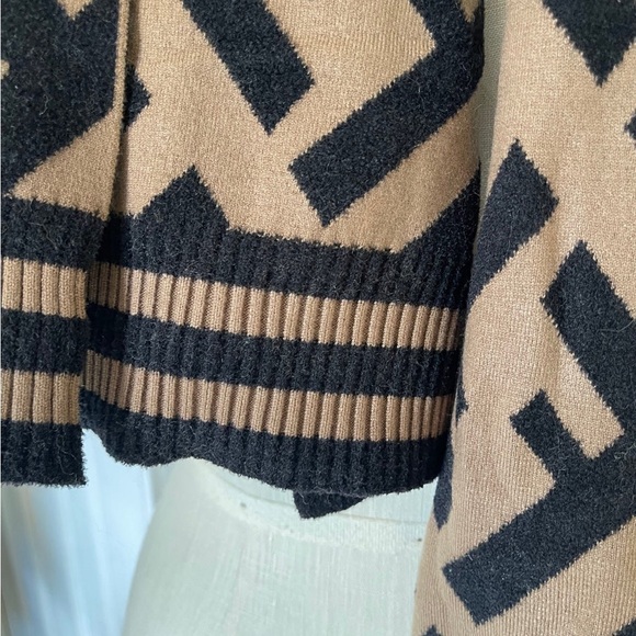 FENDI FF Multicolor Wool & Viscose Shawl - Picture 4 of 5